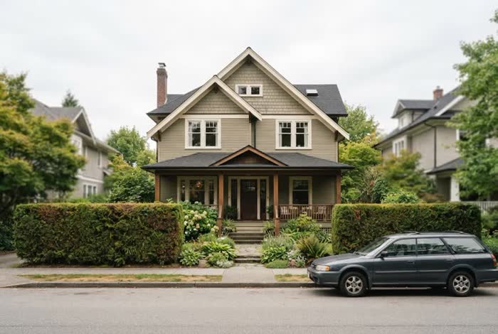 Character house exterior in East Vancouver